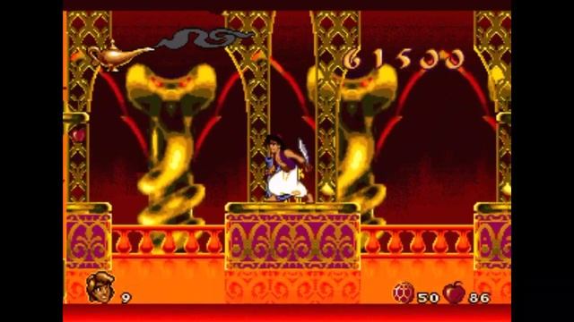 Sega Mega Drive 2 (Smd) 16-bit Aladdin Level 12 Final