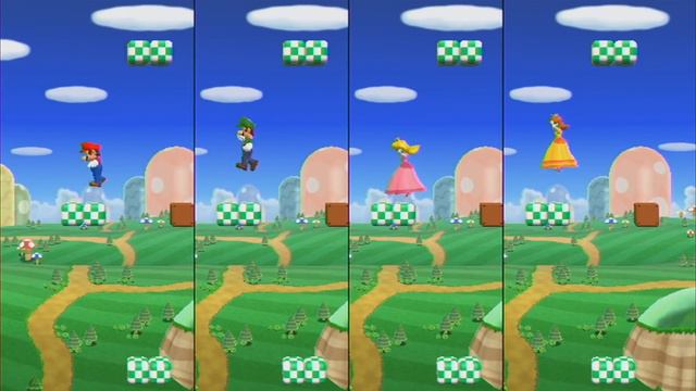 Mario Party 9 MiniGames - Mario Vs Luigi Vs Peach Vs Daisy (Master Cpu)