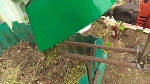 Самодельный измельчитель травы из бензотриммера