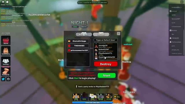 Tower Defense Simulator - NIGHT 1 CARRY - SOLAR ECLIPSE смотреть онлайн