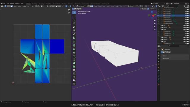 15 - Best way of UV editing & adding mark seams смотреть онлайн