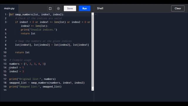 Python Tutorial: Learn How to Swap Numbers in a List - Easy Python Programming Exercise | codewithb смотреть онлайн