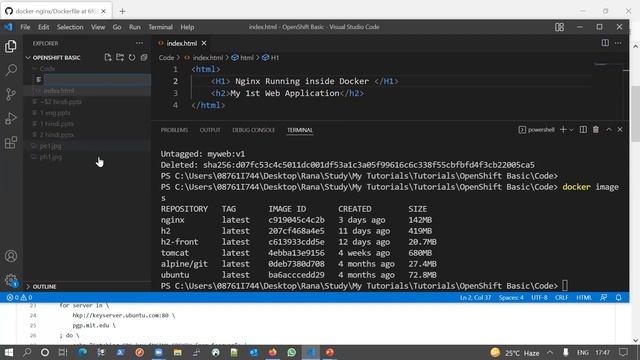 DOCKER, KUBERNETES, OPENSHIFT. Dockerfile Commands, Components, Structure. हिंदी में समझें смотреть онлайн