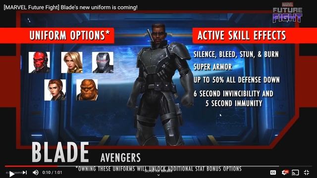 BLADE VAMPIRE HUNTER UNIFORM COMING TODAY! Marvel Future Fight смотреть онлайн