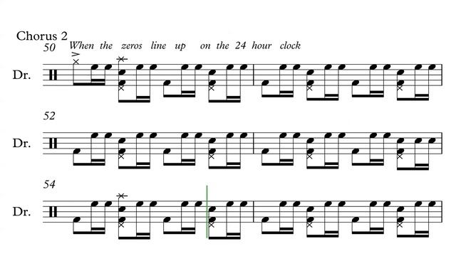 Knee Socks By The Arctic Monkeys - Drum Score (Request #53)