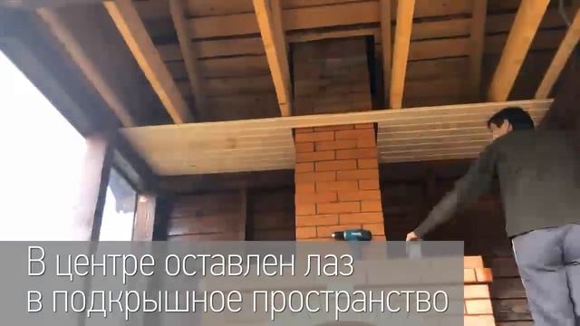 Беседка 6х4 с кирпичным мангалом своими руками, часть 9, дымник и прочий декор смотреть онлайн