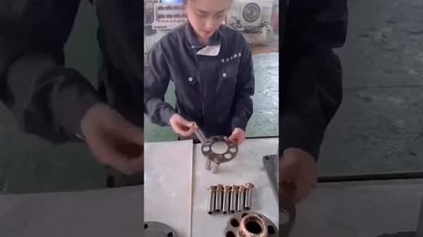 rexroth A4VG180 hydraulic pump assembly process