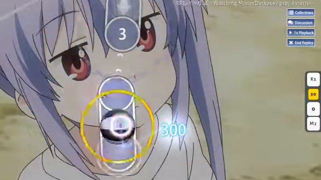 Osu! Asterisk - Ren-chon no Drum 'n' Bass [Normal] смотреть онлайн