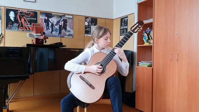 Шурик Анастасия / М. Каркасси "Испанский вальс" смотреть онлайн