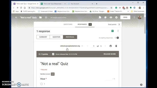 Retaking Assessment on Google Forms смотреть онлайн