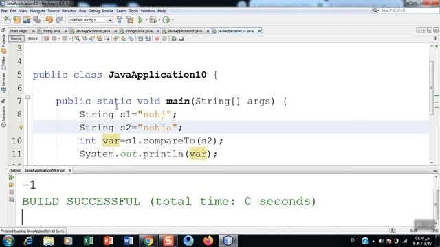 43- compareto & comparetoignorecase string in java смотреть онлайн