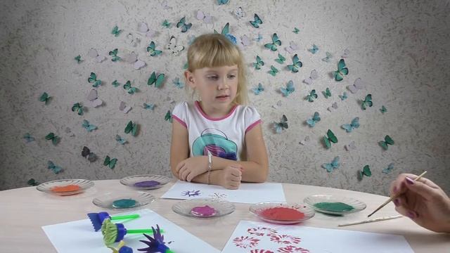 Посылка из Китая. Художественные принадлежности для детского творчества. Рисуем цветы. смотреть онлайн