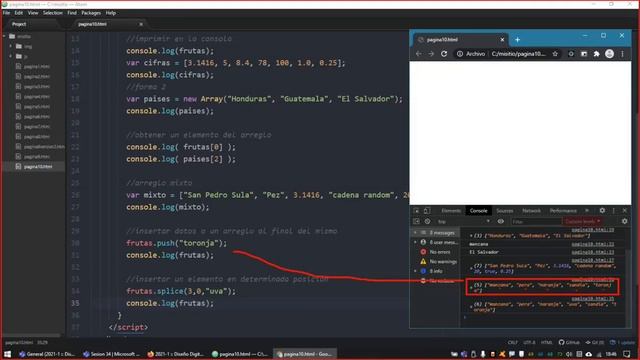 091 Javascript: arreglos (array) y uso del forEach (Procesamiento de formularios WEB) смотреть онлайн