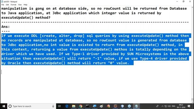 ADV. JAVA - JDBC || Session - 10 || by Mr. Nagoor Babu On 09-11-2018 смотреть онлайн