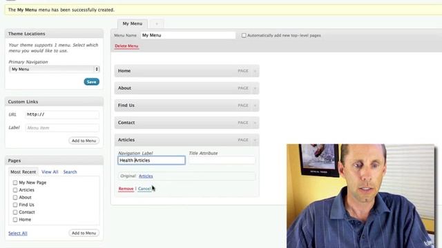 How to Customize WordPress 3.0 Menus (Video) смотреть онлайн