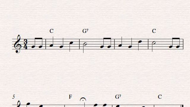 Free Easy Violin Sheet Music, Happy Birthday To You