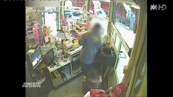 Braquage station service