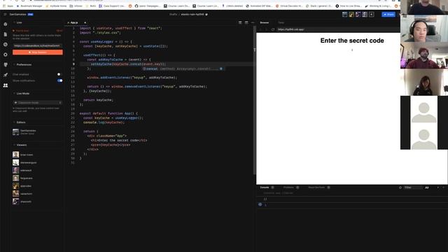 JDHH 05/23/21: React30 Day 12 - Key Sequence Detection (Konami Code) смотреть онлайн