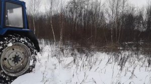 Проверяем проходимость МТЗ 82, неудачная поездка за дровами