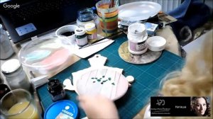 Работа с самодельным патинирующим составом на меловой краске. Университет Декупажа. Наташа Фохтина