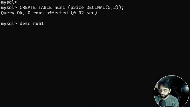 Video - 43 | MySQL DataTypes - DECIMAL, Store Decimal Values in SQL| MPrashant смотреть онлайн