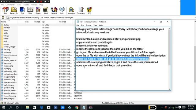 How to change your minecraft skin without buying the game!!! смотреть онлайн