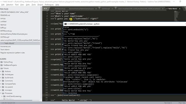 Working with Strings in Python смотреть онлайн