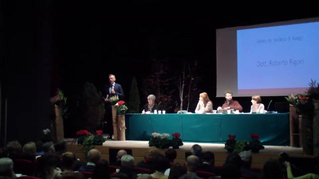 Saluto Del Sindaco Di Asiago Roberto Rigoni Al FestivalConvegno