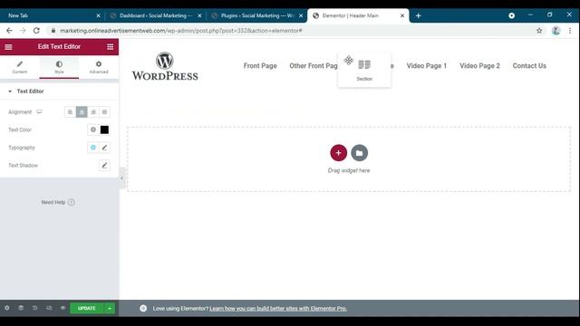 Add Header & Footer In Elementor (FREE) Using Header, Footer & Blocks Plugin | WordPress Tutorials смотреть онлайн