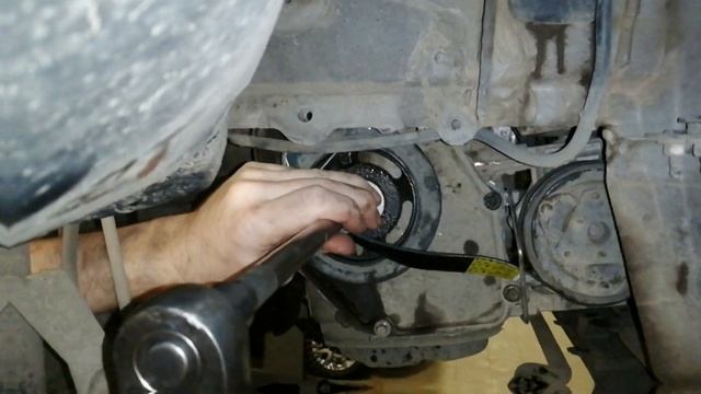 Установка приводного ремня H4M (hr16de) Renault Kaptur