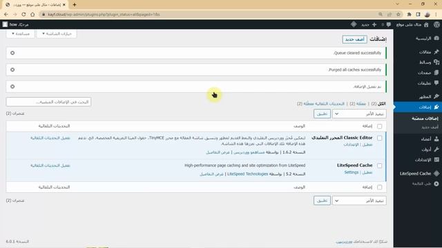 تفعيل الكاش في ووردبريس مع إضافة Litespeed Cache смотреть онлайн