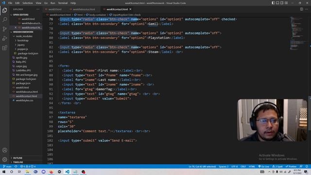 WEEK 9 HTML and BOOTSTRAP смотреть онлайн
