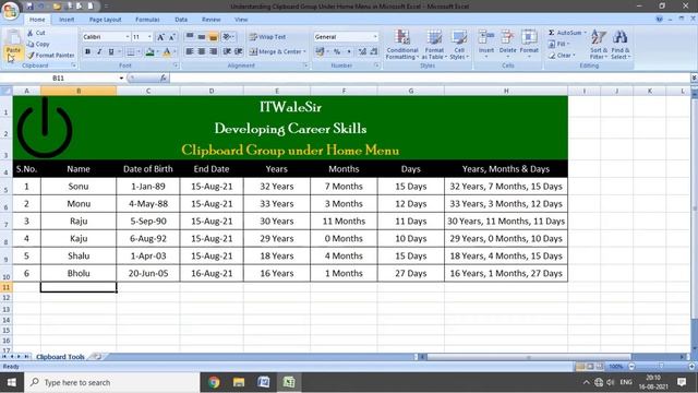 Understanding Clipboard Group Tools (Cut, Copy, Paste & Format Painter) in Microsoft Excel смотреть онлайн