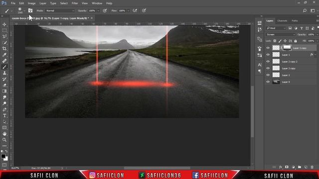 [ Photoshop Tutorial ] How to make a laser glow in Photoshop CC смотреть онлайн