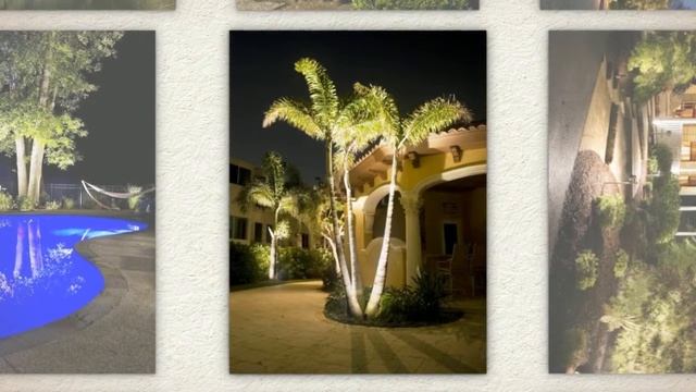 Красивое освещение садового участка смотреть онлайн