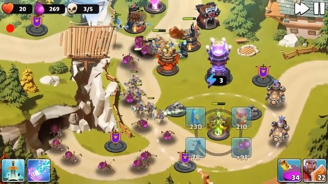 Castle Creeps TD - Chapter 11 Level 42-Requiem 3 Stars смотреть онлайн