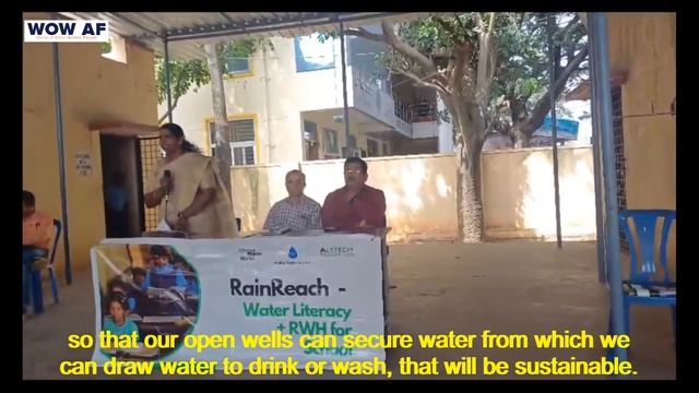 Importance of Rainwater Harvesting | Gov. High School Abbigere | Mrs. Manjula ( Head Mistress ) смотреть онлайн