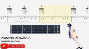 Smooth Criminal Michael Jackson - Guitar Tab