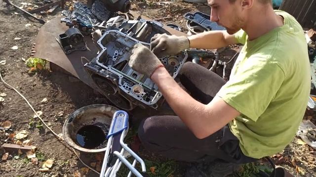 Полная разборка АКПП ниссан ад (без сборки) смотреть онлайн