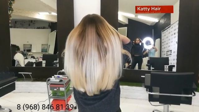 Брондирование и наращивание волос 65 см смотреть онлайн