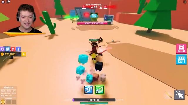ROBLOX SLICING SIMULATOR! смотреть онлайн
