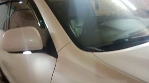 Замена лампочки подсветки зеркала заднего вида Toyota Highlander