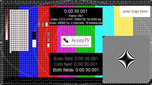 Audio video test signal to measure lipsync in VQM - 1280x720 50 fps 2 channels 48000 Hz 3000 frames смотреть онлайн