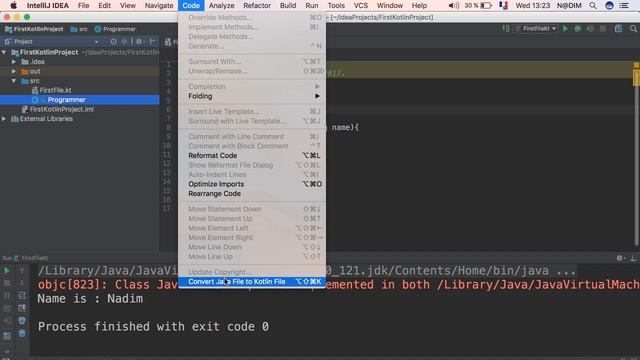 #6 Convert Java to Kotlin - تحويل جافا إلى كوتلين смотреть онлайн