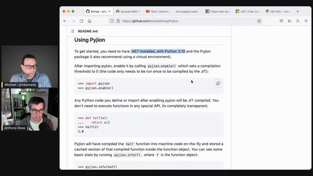 Time to JIT your Python with Pyjion? - Talk Python Live Stream смотреть онлайн