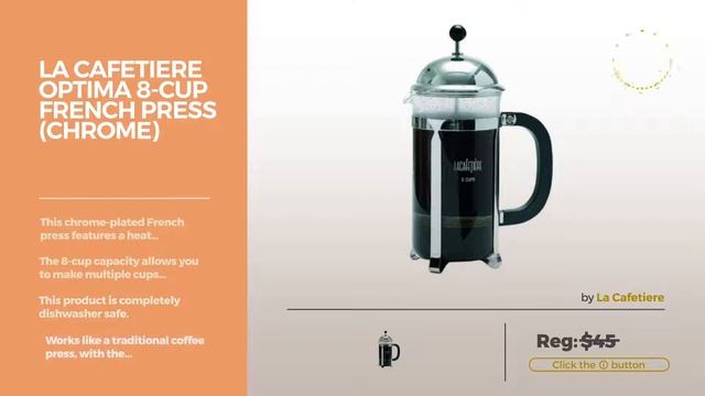 Top 12 Coffee Makers By La Cafetiere // Coffee Makers Best Sellers смотреть онлайн