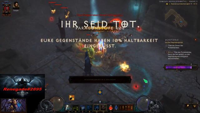 Diablo 3, 2.6.6, 70er Solo Grift mit Jade WD, erstes Primal. смотреть онлайн