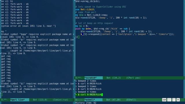 perl live coding смотреть онлайн