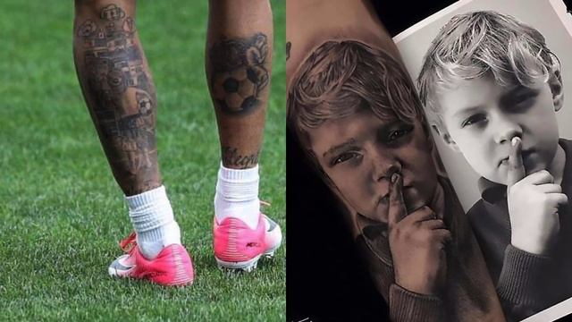 TOP 10 Best Tattooed Soccer Players