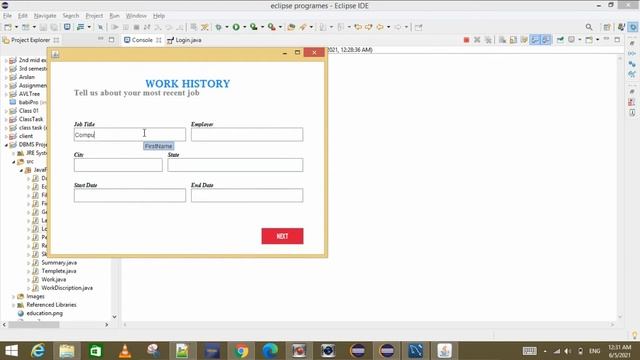Auto Resume Maker Using Eclipse IDE - Java Project for Beginners смотреть онлайн